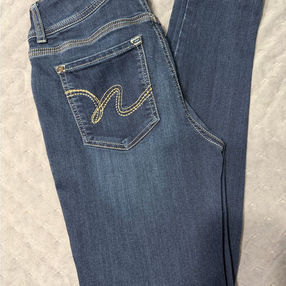 Wallflower Dark Blue Skinny Jeans